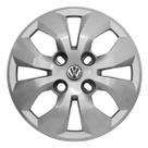 Calota Aro 13 240CB-PTA + Emblema Alumínio VW 3D