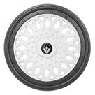 Calota aro 13 bbs branco grafite 600ar bcg e aro de pressão + emblema renault Calota aro 13 bbs branco grafite 600ar bcg e aro de pressão + emblema renault