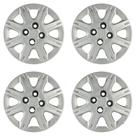 Calota Aro 13" cor Prata Mod Uno Way Economy 08/09 (Jogo c/ 4 Calotas) Grid - 072CB-PTA-E