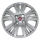 Calota Aro 14 221CB-PTA + Emblema Alumínio Fiat V