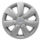 Calota Aro 14 450AR-PTA + Emblema Alumínio Nissan Prata Calota Aro 14 450AR-PTA + Emblema Alumínio Nissan Prata