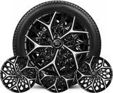 Calota Aro 14 Compatível Com Ka Fiesta Focus Todos modelos (Hatch/Sedan) Jogo 4 Peças Preto/Prata Calota Aro 14 Compatível Com Ka Fiesta Focus Todos modelos (Hatch/Sedan) Jogo 4 Peças Preto/Prata