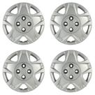 Calota Aro 14" cor Prata Mod Fiesta Hatch/Sedan 11/12 (Jogo c/ 4 Calotas) Grid - 025CB-PTA-E