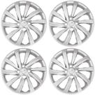 Calota Aro 14" cor Prata Mod Nova Strada 2021 (Jogo c/ 4 Calotas) Grid - 167CA-PTA-E