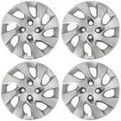 Calota Aro 14" cor Prata Mod Onix/Prisma 2014/16 (Jogo c/ 4 calotas) Grid - 133CB-PTA-E