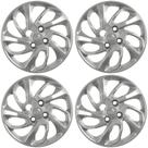 Calota Aro 14" cor Prata Mod Uno Attractive 2015/16 (Jogo c/ 4 Calotas) Grid - 228CB-PTA-E