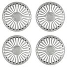 Calota Aro 14" cor Prata Modelo Europa (Jogo c/ 4 Calotas) Grid - 068AR-PTA-E