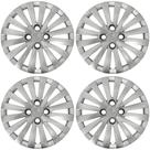 Calota Aro 14" cor Prata Modelo Gol/Voyage G5/G6 2014 (Jogo c/ 4 Calotas) Grid - 117CA-PTA-E