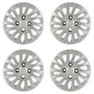 Calota Aro 14" cor Prata Modelo Grand Siena 12/13 Jogo c/ 4 Calotas Grid - 093CB-PTA-E
