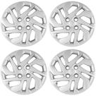 Calota Aro 14" cor Prata Modelo HB20 2020 Jogo c/ 4 Calotas Grid - 187CB-PTA-E