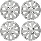 Calota Aro 14" cor Prata Modelo HB20 Hatch/Sedan 14/15 Jogo c/ 4 Calotas Grid - 185CB-PTA-E