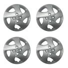 Calota Aro 14" cor Prata modelo Mobi 19/20 Jogo c/ 4 Calotas Grid - 298CB-PTA-E