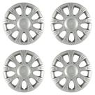 Calota Aro 14" cor Prata Modelo Sandero/Logan 2009/13 (Jogo c/ 4 Calotas) Grid - 086AR-PTA-E