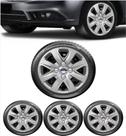 Calota Aro 14 Ka Hatch Sedan 2015 2016 2017 2018 Prata - C/Emblema 4 Peças