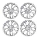 Calota Aro 14" Prata Mod Fiat Mobi Argo Palio 2021 (Jogo c/ 4 Calotas) Grid - 293CB-PTA-E