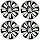 Calota Aro 14" Preto/Prata Modelo Gol/Voyage G5/G6 2013 (Jogo c/ 4 Calotas) Grid - 112CA-PBP-E