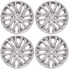 Calota Aro 15" cor Prata Mod Argo/Cronos 2022 (Jogo c/ 4 Calotas) Grid - 296CP-PTA-E