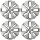 Calota Aro 15" cor Prata Modelo C3 2014/18 (Jogo c/ 4 Calotas) Grid - 130AR-PTA-E