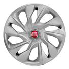 Calota aro 15 Esportivas Prata universal Ds4 Silver Elitte