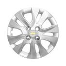 Calota Aro 15 Gm Onix/prisma 2020 Prata Com Emblema Resinado