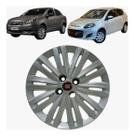 Calota Aro 15 Grand Siena Fiat 100196608 Original Prateado