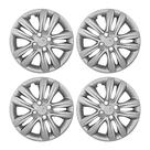 Calota Aro 15" Prata Hyundai HB20 HATCH / SEDAN 2016/18 (Jogo c/ 4 Calotas) Grid - 192CP-PTA-E