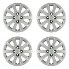 Calota Aro 15" Prata Modelo Gol/Voyage Confortline G5 11/12 Jogo c/ 4 Calotas Grid - 018CP-PTA-E