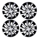 Calota Aro 15" Preto/Prata Mod Idea 2014/2016 Jogo c/4 Calotas Grid - 225CP-PBP-E
