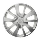 Calota Carlota Aro 15 Prata Sandero 2014 2015 2016 2017 2018