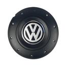 Calota Centro de Roda Vw Amarok Garra Media Preta com Emblema (1 Pc)