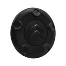 Calota Centro Para Roda De Ferro Do Citroen Jumpy 2017/2024 Preto Em Alto Relevo
