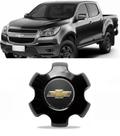 Calota Centro Roda S10 LT LTZ 2012 2013 2014 2015 2016 Preto