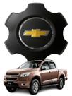 Calota de Centro de Roda S10 LTZ 12-15 Preto com Emblema