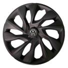 Calota Ds4 Aro 14 Fosc Black + Emblema Resinado Vw Volkswagen