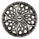 Calota esportiva aro 13 moove graphite silver + emblema resinado ford