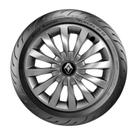 Calota Esportiva Aro 13 Prata Renault Clio 2014 2015