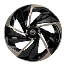 Calota esportiva aro 14 nitro black gold + emblema resinado nissan