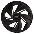 Calota esportiva aro 14 nitro fosc black + emblema de alumínio nissan preto