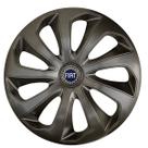 Calota esportiva aro 15 velox graphite + emblema resinado fiat azul Calota esportiva aro 15 velox graphite + emblema resinado fiat azul