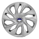 Calota Esportiva Carlota aro 14 polegadas DS4 Sport Cup Prata SILVER com emblemas
