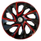 Calota esportiva ds4 14 red cup + emblema alumínio renault prata