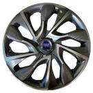 Calota esportiva ds4 14 sport cup + emblema alumínio fiat azul