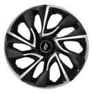 Calota esportiva ds4 aro 15 black silver - 5116