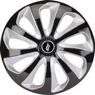 Calota Esportiva Modelo Velox Aro 13 Black Silver Elitte