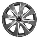 Calota esportiva prime aro 13 graphite silver - 1004