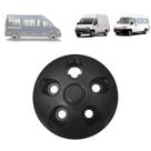 Calota fiat ducato peugeot boxer citroen jumper 1997 a 2017 aro 15 sem emblema preta