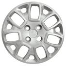 Calota Grid Aro 14 Prata Fiat Uno Attractive 2014 Cubo Baixo - Grid Calotas