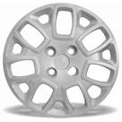 Calota Grid Aro 14 Prata Fiat Uno Attractive 2014 Unidade