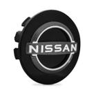 Calota Meio Roda Logo Novo Nissan Kicks 2016 Até 2024 51mm Preta