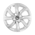 Calota Prata Aro 14 Volkswagen VW Gol G7 2019 2020 emblema resinado